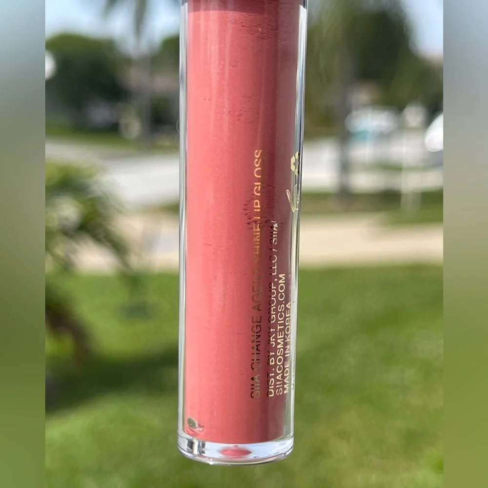 SIIA Cosmetics Change Agent Shine Lip Gloss G 01 Dazzling Coral